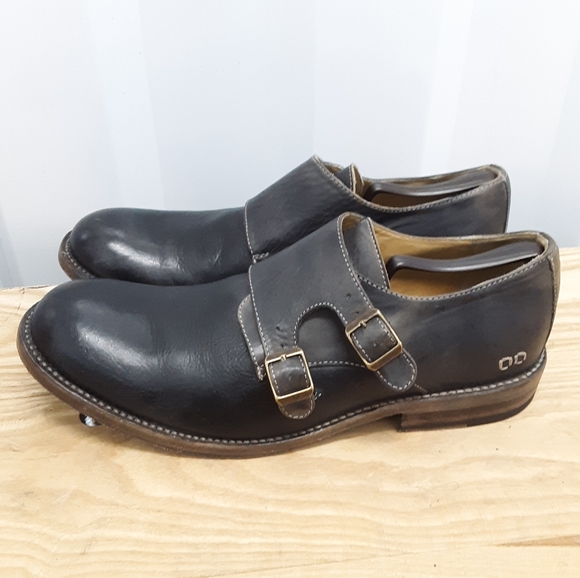 Bed Stu Men's 11½ Leather Monk Strap Oxford Shoes